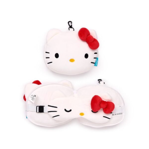 CUSH472_001_1768204516 Relaxeazzz Travel Pillow & Eye Mask - Hello Kitty