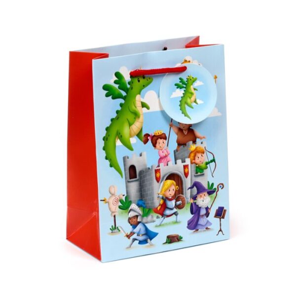 Gift Bag (Medium) - Knights & Dragons