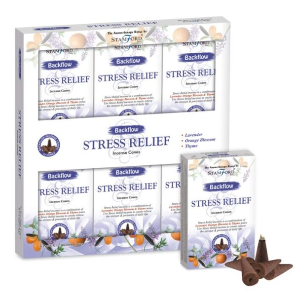 Stamford Backflow Incense Cones - Stress Relief 12 packs