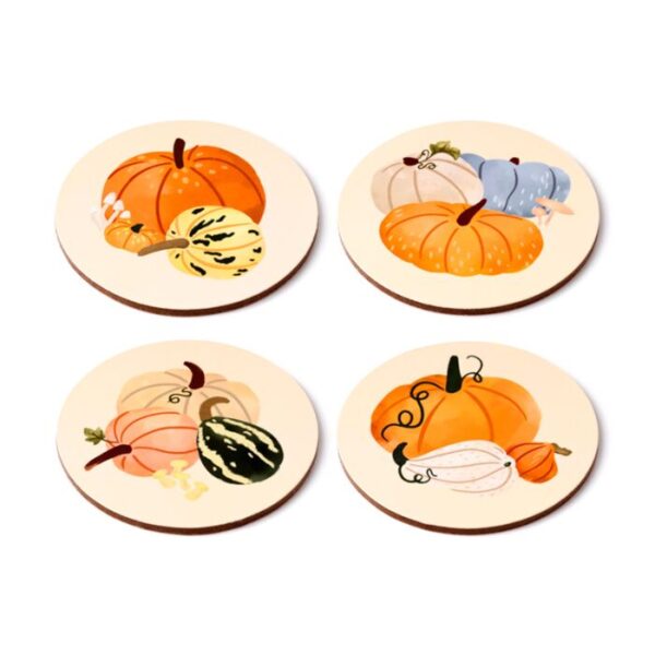 Novelty Coasters - Autumn Harvest - Set of 4's