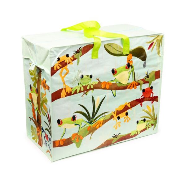 Laundry & Storage Bag - Tropical Frogs