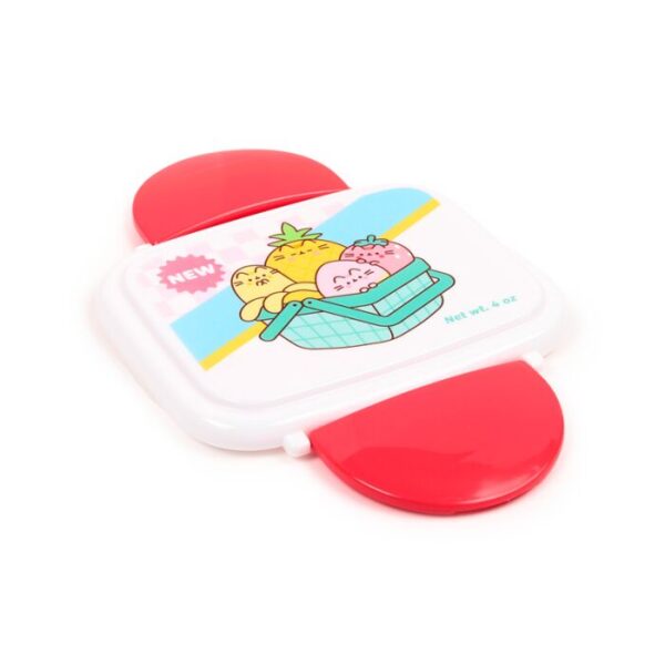 LBOX124_005_1763656695 Bento Clip Lock Snack Lunch Box - Pusheen the Cat Fruits