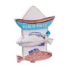 3D Printed Souvenir Seaside Magnet - Nautical Fish Sign