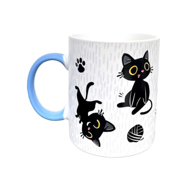 MUG992_001_1758546386 Porcelain Mug - Lucky the Black Cat
