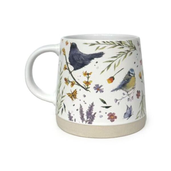 Stoneware Mug - Jan Pashley Wings & Wildflowers