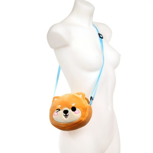 Plush Crossbody Bag - Adoramals Shuggs the Shiba Inu