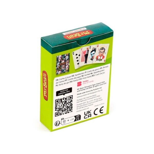 PCARD25_010_1767614602 Standard Deck of Playing Cards - Mr Bean & Teddy