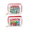 Small Zip Around Wallet - London Icons