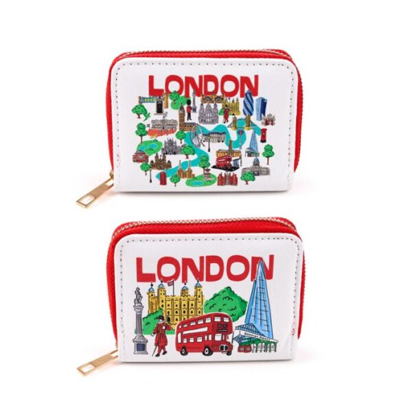 PUR181_002_1766567099 Small Zip Around Wallet - London Icons