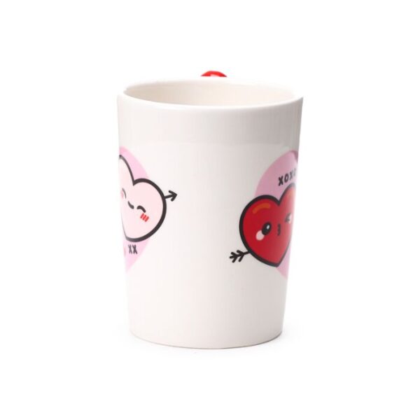 SMUG416_008_1765879586 Collectable Shaped Handle Ceramic Mug - J'Adoramals Heart XOXO