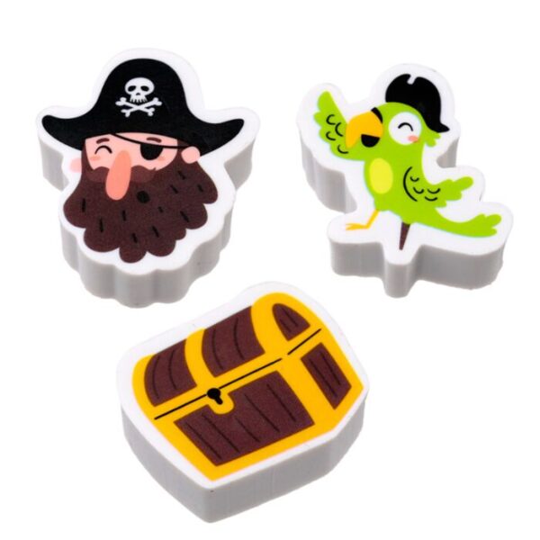 STA351_002_1718717779 Eraser 3 Piece Set - Jolly Rogers Pirate