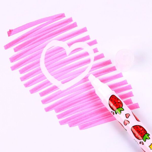 STA396_002_1761663734 Scented Erasable Highlighter Set of 6 - Foodiemals Fruit