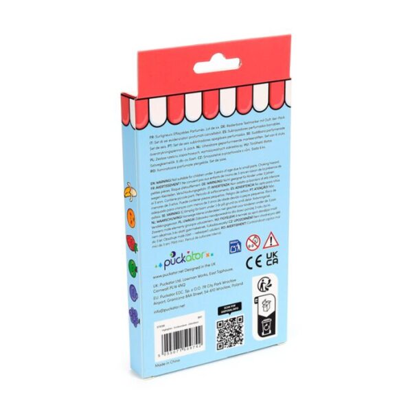 STA396_011_1761663734 Scented Erasable Highlighter Set of 6 - Foodiemals Fruit