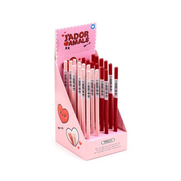 Shaped Pencil - J'Adoramals Heart