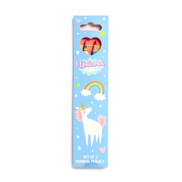 Rainbow Pencil Set of 2 - Unicorn Magic