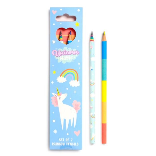 Rainbow Pencil Set of 2 - Unicorn Magic