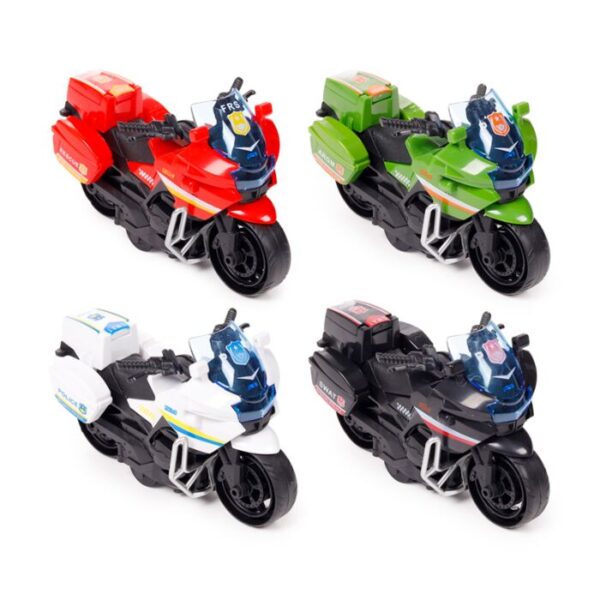 Kids Friction Action Toy - Motorcycle